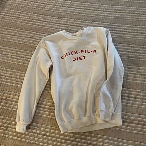 Chick-fil-a graphic sweatshirt